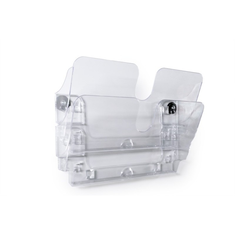 Espositore da parete Durable FLEXIPLUS 2 A4 orizzontale magnetico trasparente - 1709022400