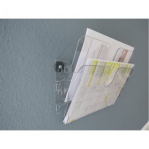 Espositore da parete Durable FLEXIPLUS 2 A4 orizzontale magnetico trasparente - 1709022400
