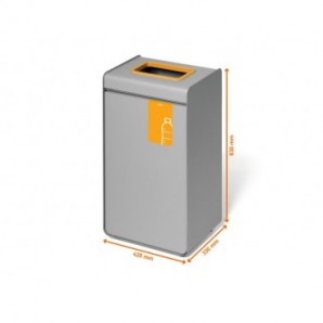 Sistema di raccolta rifiuti Durable DURASORT® 55 L plastica giallo 3212-04