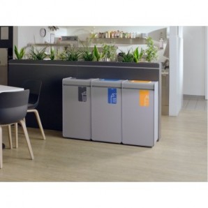 Sistema di raccolta rifiuti Durable DURASORT® 55 L indifferenziata grigio antracite - 3213-57