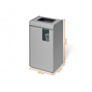 Sistema di raccolta rifiuti Durable DURASORT® 55 L indifferenziata grigio antracite - 3213-57