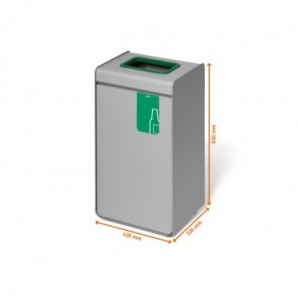 Sistema di raccolta rifiuti Durable DURASORT® 55 L vetro verde 3214-05