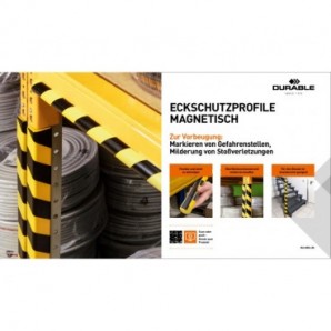 Profilo paracolpi angolare C35 magnetico Durable 1112-130