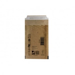 Buste imbottite per spedizioni Q-Connect avana 1/A - conf. 10 pz - 100x165 mm KF10420