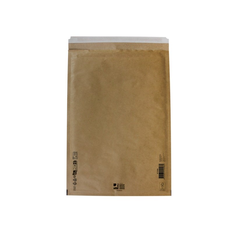 Buste imbottite per spedizioni Q-Connect avana 9/I - conf. 10 pz - 300x445 mm KF10428