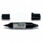 Marcatore permanente doppia punta Pilot Jumbo ideale per CD/DVD punta 4 - 4,8-7 mm nero - 040085