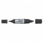 Marcatore permanente doppia punta Pilot Jumbo ideale per CD/DVD punta 4 - 4,8-7 mm nero - 040085