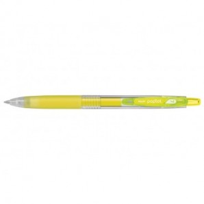 Penna gel a scatto Pilot Pop Lol punta 0,7 mm Neon Yellow 001822