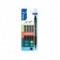 Set2Go 4 penne roller gel a scatto G-2+ nero 001463