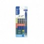 Set2Go 4 penne roller gel a scatto G-2+ blu 001464