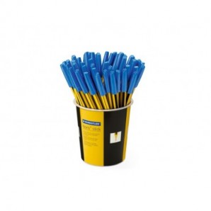Penna a sfera Staedtler Noris Stick punta M 1 mm blu - in barattolo da 50 pezzi - 434 03 KP5