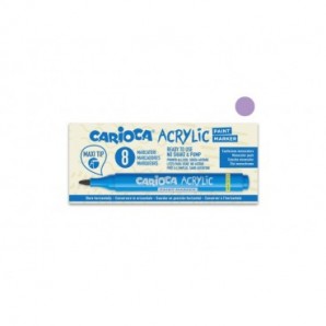 Marcatore acrilico Carioca punta Maxi lilla 45296/09