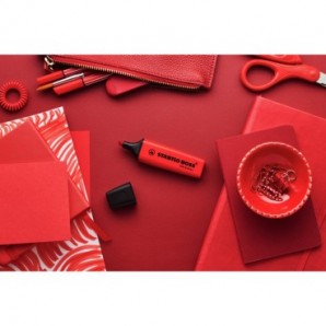 Evidenziatore Stabilo Boss Original 2-5 mm rosso rosso - 70/48