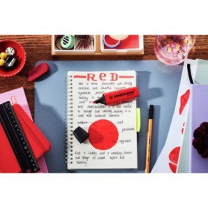 Evidenziatore Stabilo Boss Original 2-5 mm rosso rosso - 70/48