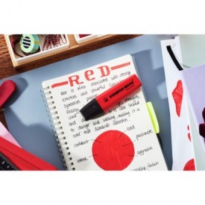 Evidenziatore Stabilo Boss Original 2-5 mm rosso rosso - 70/48