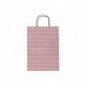 Borsa shopper Rex-Sadoch Allegra in carta erba formato 16x8x21 cm - conf. 25 pz - SDF16-317J