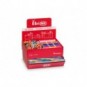 Espositore 100 fogli carta regalo raso + 50 stelle + 30 rocchetti Bri Rex fantasia glamour - RASOCOORD33G