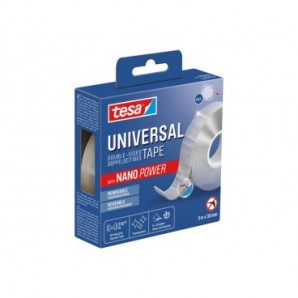 Nastro biadesivo universale con Nano Power Tesa 3 m x 30 mm 55810-00002-00