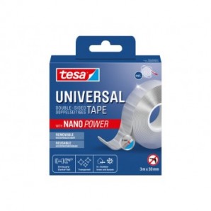 Nastro biadesivo universale con Nano Power Tesa 3 m x 30 mm 55810-00002-00