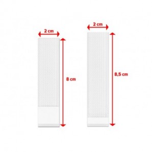 Strisce Powerstrips Click Tesa 8x2 cm - M - conf. 4 pz - 77721-00001-00