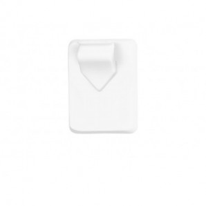 Ganci autoadesivi in filo metallico Tesa Powerstrips S bianco - conf. 3 pz - 57615-00001-00