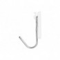 Ganci autoadesivi in filo metallico Tesa Powerstrips S bianco - conf. 3 pz - 57615-00001-00