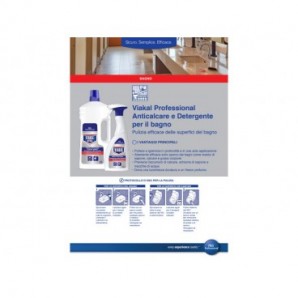 Detergente e anticalcare per il bagno Viakal Professional 2 L - PG1676
