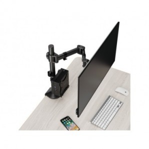 Supporto CPU thin client VESA Fellowes - nero 100136873