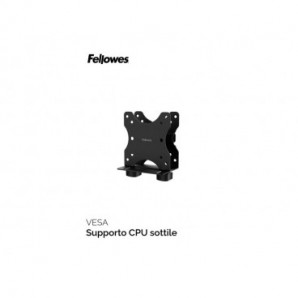 Supporto CPU thin client VESA Fellowes - nero 100136873