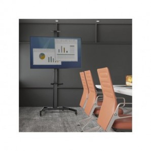 Supporto TV mobile Fellowes regolabile 91×68,3×213,8 cm - nero 100136877