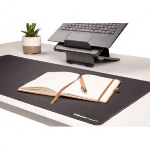 Sottomano da scrivania con Microban Fellowes Breyta nero 100139320