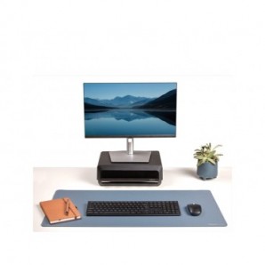 Sottomano da scrivania con Microban Fellowes Breyta blu marino 100139322