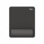 Tappetino mouse con poggiapolso Fellowes Breyta - antibatterico Microban 24×20 cm - nero - 100142555