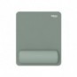 Tappetino mouse con poggiapolso Fellowes Breyta - antibatterico Microban 24×20 cm - salvia - 100142558