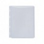 Buste a soffietto Q-Connect a perforazione universale A4 PVC trasparente - conf. 5 pezzi - KF00138