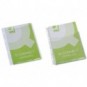 Buste a soffietto Q-Connect a perforazione universale A4 PVC trasparente - conf. 5 pezzi - KF00138