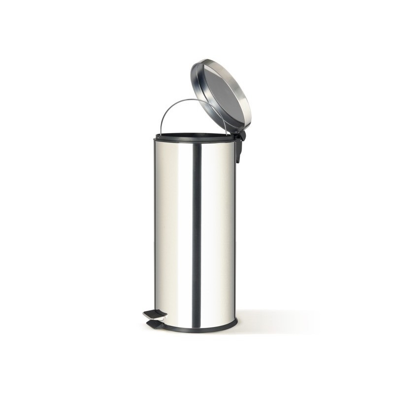 Bidone in acciaio inox con pedale Perfetto e vaschetta estraibile da 30 L ''Premium'' 32x29,2x H.65,3 cm - 0449 -