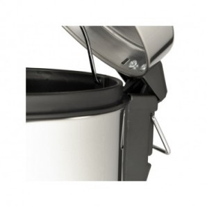 Bidone in acciaio inox con pedale Perfetto e vaschetta estraibile da 30 L ''Premium'' 32x29,2x H.65,3 cm - 0449 -