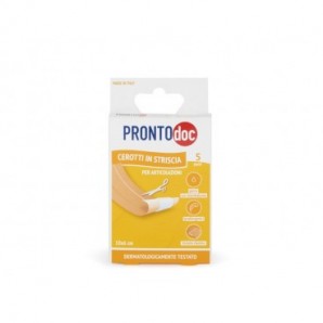 Cerotti in striscia per articolazioni ProntoDoc 10x6 cm in astuccio da 5 pezzi assortiti - 4013