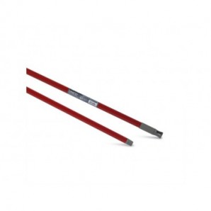 Manico in metallo plastificato Perfetto Basic Unico 130xØ2,3 cm - rosso 19520