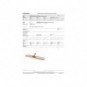 Scopa raccoglipolvere Perfetto Penta 80 cm - frange cotone/poliestere 0025C