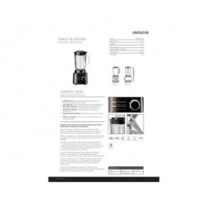 Frullatorre da tavolo Aiwa Saberu 2500 W ATB-2500