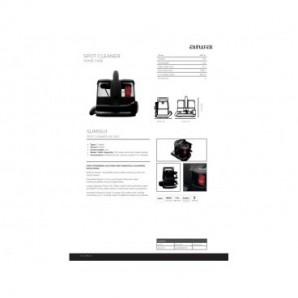 Smacchiatore Aiwa Sumisui con cavo 600 W ASC-500