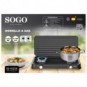 Cucina a gas Sogo con 2 fuochi per uso esterno 2x2,2kW 57,7x28,7x5,3 cm COC-SS-10235