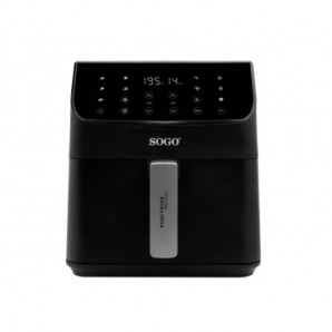 Friggitrice ad aria Sogo 700 W nera 12 funzioni preimpostate 6 L FRE-SS-10890