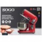 Robot da cucina in acciaio inox Sogo 3 accessori 1000W 5 L BAT-SS-14510