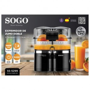Spremiagrumi doppio automatico 120RPM Sogo 100 W EXP-SS-5299