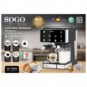 Macchina per caffè con cappucinatore Touch 20Bar Sogo compatibile Nespresso, CialdeESE e caffè macinato. display