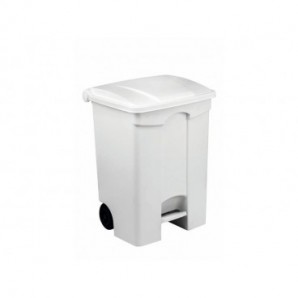 Contenitore mobile a pedale Medial Contitop 70L in PP bianco 115570