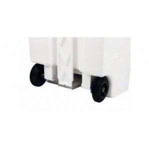 Contenitore mobile a pedale Medial Contitop 70L in PP bianco 115570